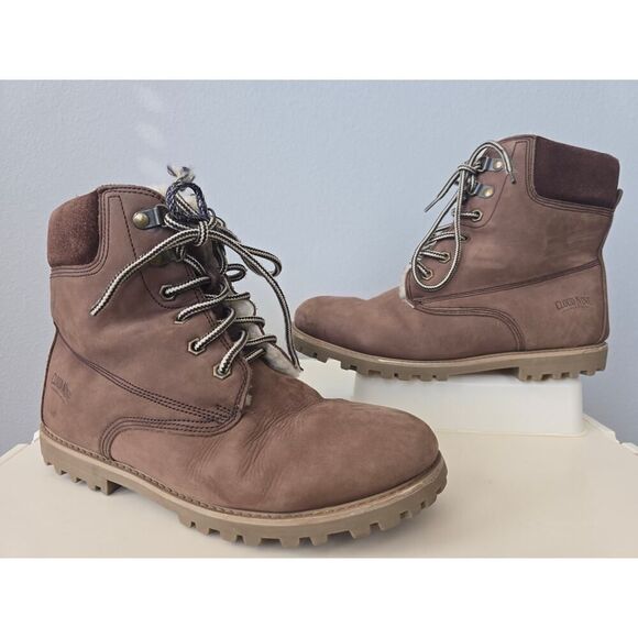 Cloud Nine Sheepskin Brown Leather Lace-Up Winter Boots | Men’s Size 9 Warm main image 13